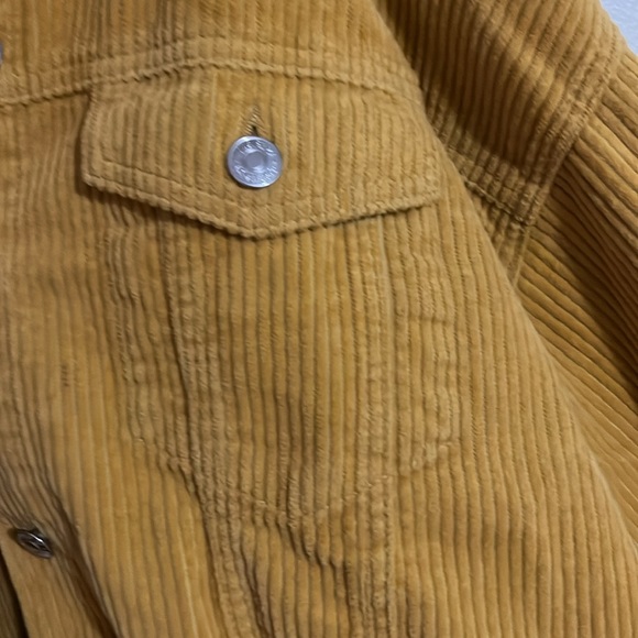 Forever21 Yellow Button Up Jacket - Picture 2 of 5